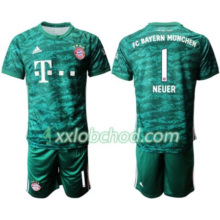 Fotbalové dresy FC Bayern Mnichov NEUER 1 Brankářské Dětské Domácí Dres 2019/20 Krátký Rukáv
